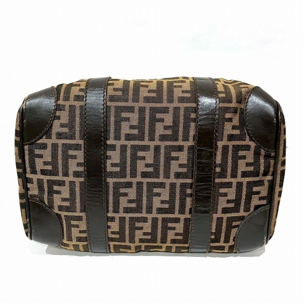 FENDI Zucca pattern Boston bag handbag for women - Picture 3 of 9